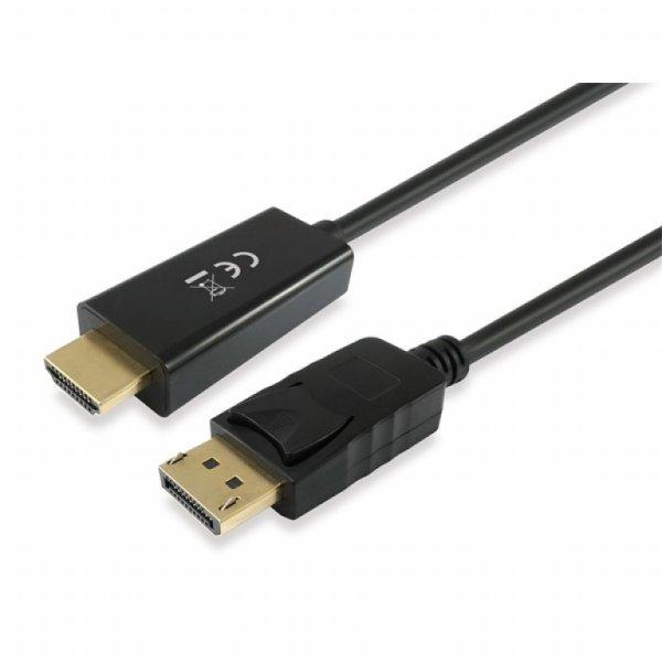 Equip EQUIP119392 DisplayPort - HDMI kábel, apa/apa, 4K, 5 m