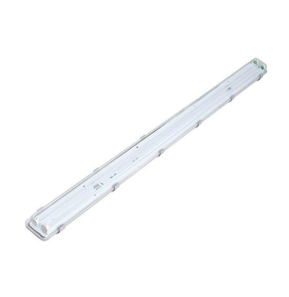 Asalite Prémium IP65 Por-és Páramentes Armatúra 2x150cm T8 LED Csőre
Előkészítve (2x22W fénycső nem tartozék)