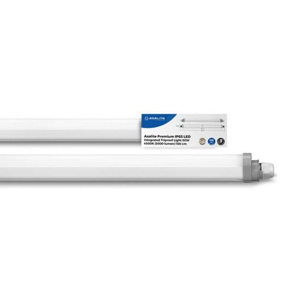 Asalite Prémium IP65 Por-és Páramentes Integrált LED Armatúra 150cm 50W
4500K (5500 lumen)