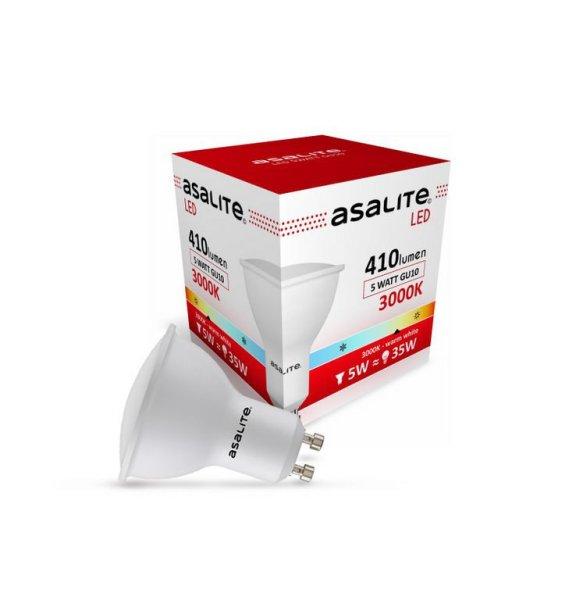 Asalite LED Izzó GU10 spot 5W 3000K (410 lumen)