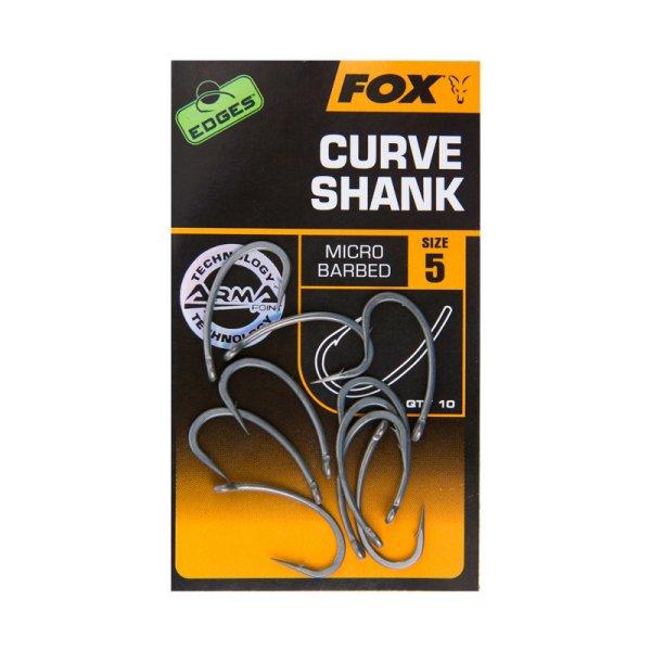 Fox Edges™ Curve Shank Micro Barbed bojlis horog #4 10db (CHK191) szakállas