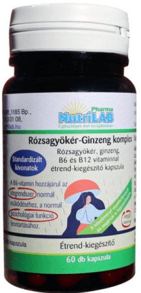 NutriLAB Rózsagyökér-Ginzeng komplex 60x