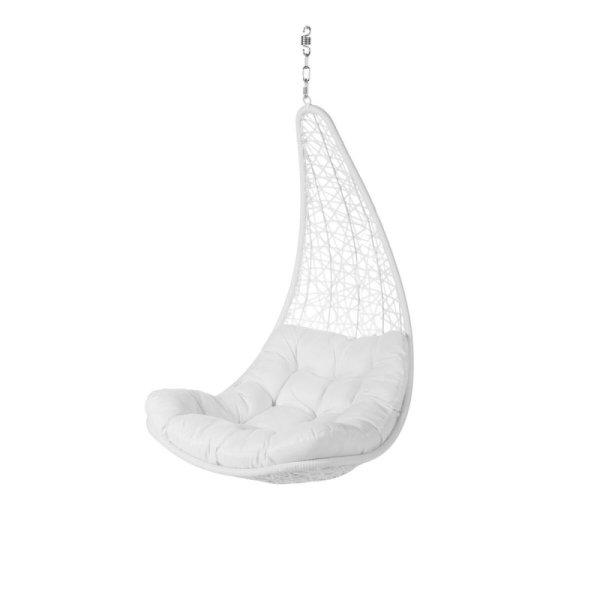 Függő kerti szék Dido Fehér Rattan 82 x 84 x 132 cm MOST 232679 HELYETT
177094 Ft-ért!