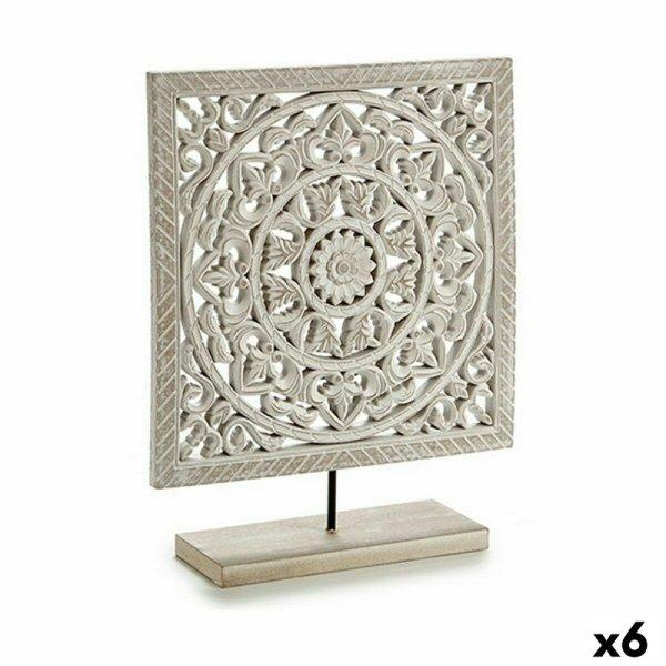 Dekoratív Figura Mandala Fehér 7 x 35,5 x 30 cm (6 egység) MOST 39476 HELYETT
25316 Ft-ért!