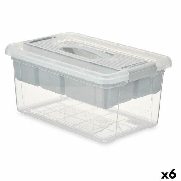 Többcélú doboz Kipit 02 1311 Szürke Átlátszó Műanyag 9 L 35,5 x 17 x
23,5 cm (6 egység) MOST 33404 HELYETT 20496 Ft-ért!