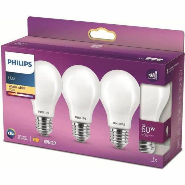 LED-világítás Philips Bombilla E 7 W 60 W 806 lm (2700k) MOST 30543 HELYETT
20082 Ft-ért!