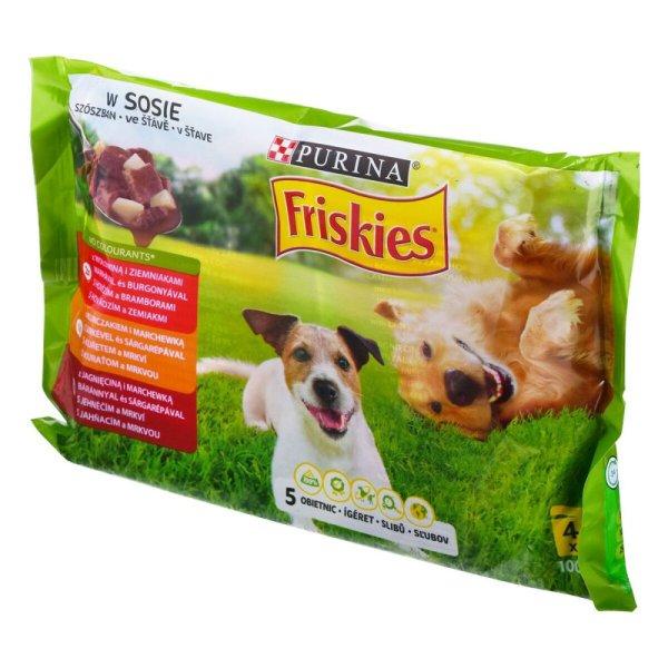 Nedves étel Purina Friskies Csirke Borjúhús Bárány Krumpli Sárgarépa 4 x
100 g MOST 2313 HELYETT 1381 Ft-ért!