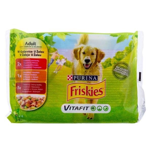 Nedves étel Purina Friskies Csirke Borjúhús Bárány Zöldborsó Zöldbab
Sárgarépa 4 x 100 g MOST 2367 HELYETT 1414 Ft-ért!