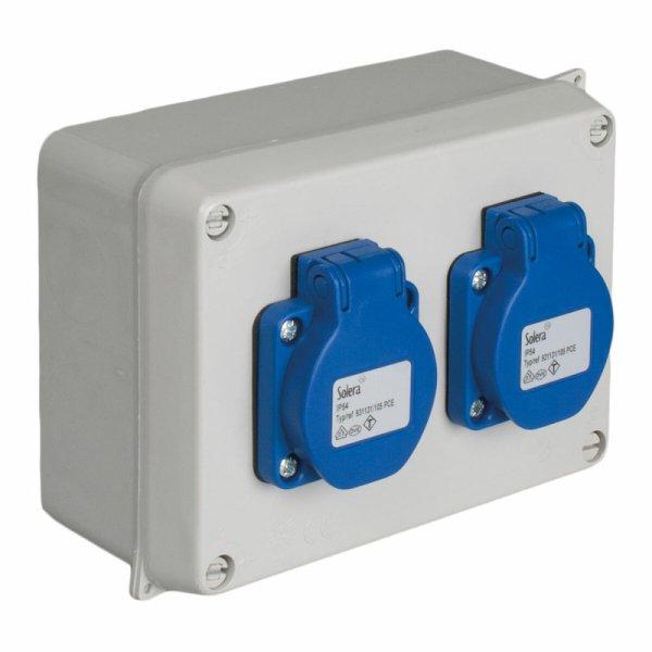 Socket box Solera 816-5 Vízálló 15,3 x 10 x 6,5 cm 250 V 16 A IP54 MOST 28748
HELYETT 19363 Ft-ért!