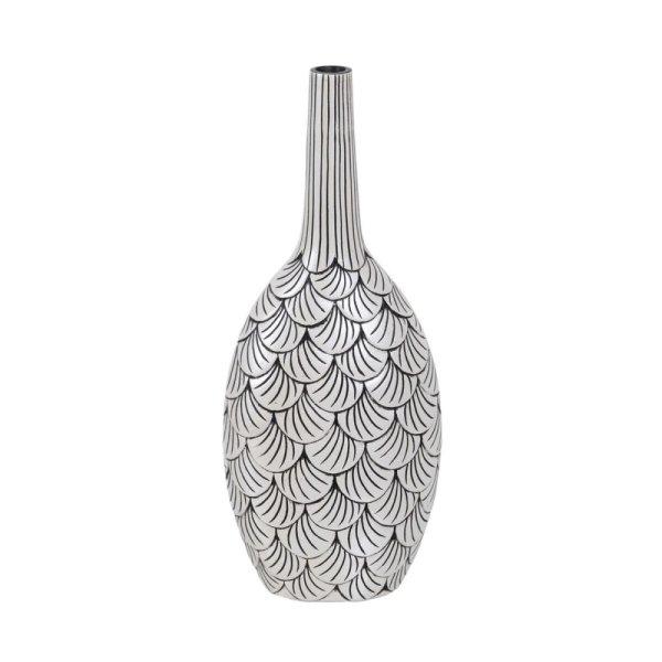 Váza Fehér Fekete Polyresin 21,5 x 12 x 50 cm MOST 32871 HELYETT 16329
Ft-ért!