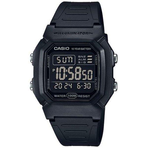 Férfi karóra Casio W-800H-1BVES Fekete MOST 23226 HELYETT 16568 Ft-ért!