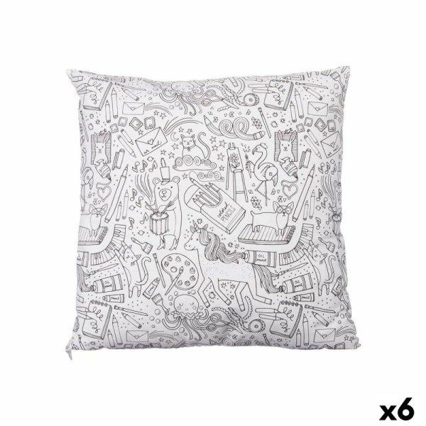 Párna Pincello PILLOW Fehér Fekete 43 x 13 x 43 cm Festéshez (6 egység) MOST
39592 HELYETT 26978 Ft-ért!