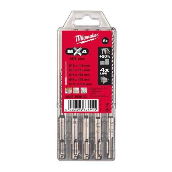 Fúrókészlet Milwaukee 4932352833 5 Darabok MOST 23535 HELYETT 15849 Ft-ért!