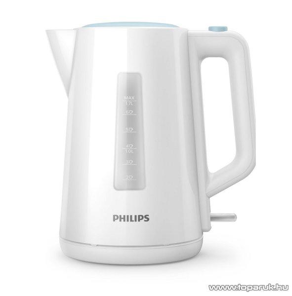 Philips HD9318/70 Daily Collection Vízforraló inox belsővel, fehér műanyag
készülékházzal, rejtett fűtőszállal, 2200 W (1,7 literes)