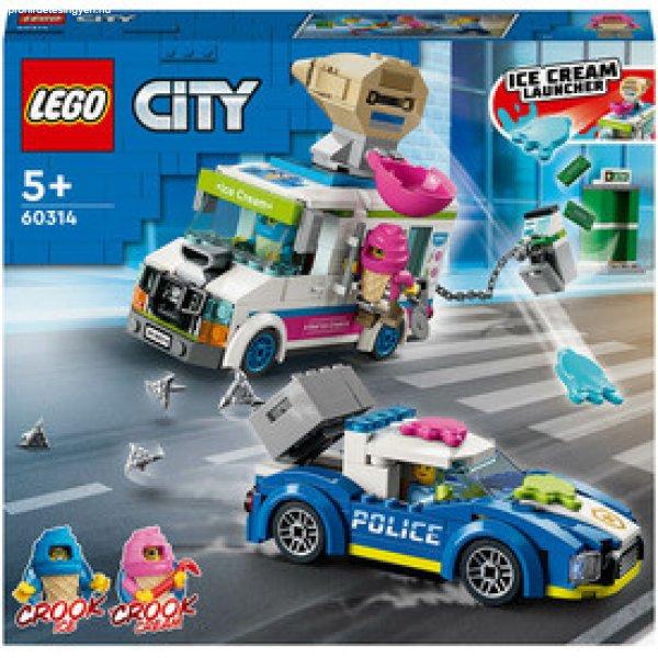 LEGO City 60314 Fagylaltos kocsi rendőrségi üldözés