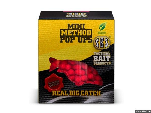 Sbs Baits Soluble Mini Method Pop Ups Strawberry Jam Eper Lekvár 8x10mm 20g