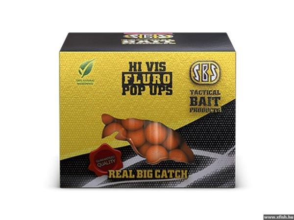 Sbs Fluro Pop Ups Lebegő Oldódó Bojli Lemon Orange Citrom Narancs 14mm 40g