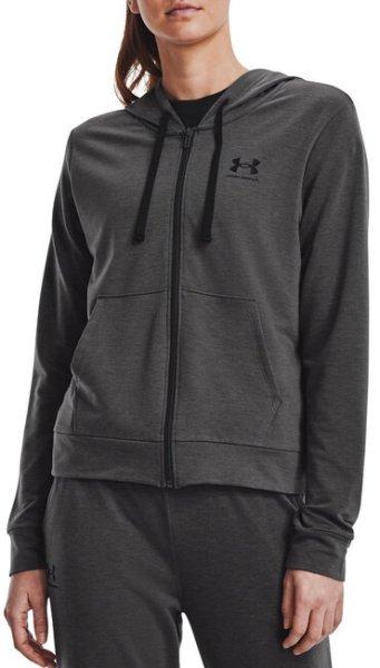 Under Armour Rival Terry FZ Hoodie-GRY