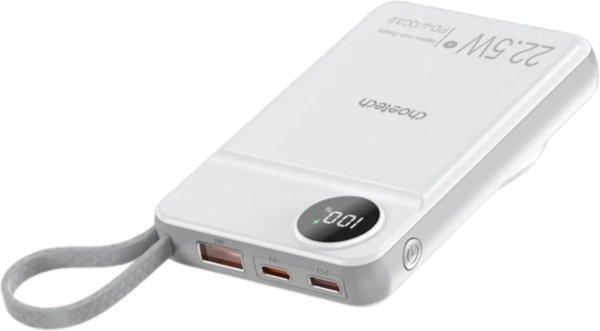 Choetech B695 10000mAh PowerBank White/Grey