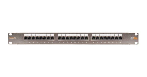 NIKOMAX 24-port Patch Panel 1U Grey