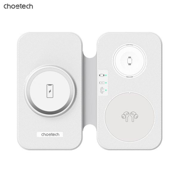 Choetech T616-F 3in1 Wireless Charger White