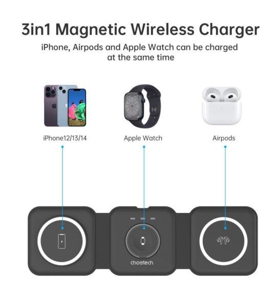 Choetech T588-FBK Wireless Charger Black