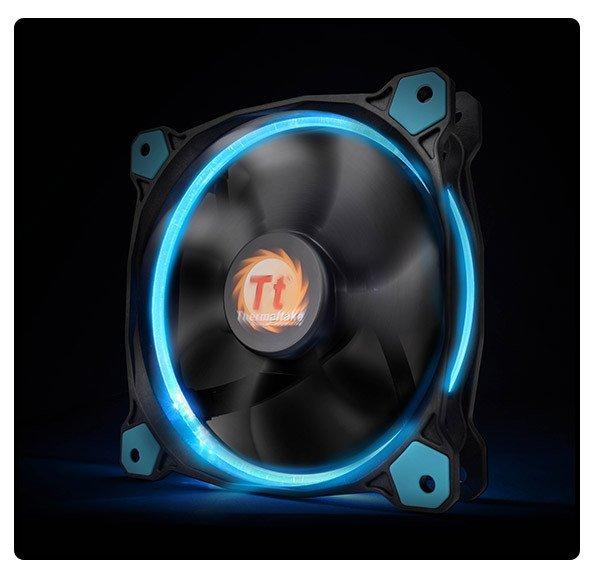 Thermaltake CL-F039-PL14BU-A Riing 14cm Cooler Black/Blue LED