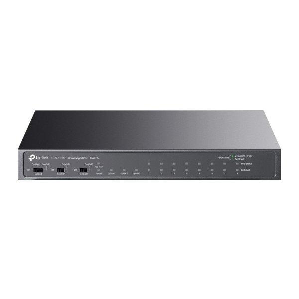 TP-Link TL-SL1311P 8-Port 10/100Mbps + 3-Port Gigabit Desktop Switch with 8-Port
PoE+