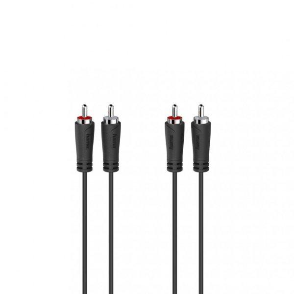 Hama FIC 2RCA-2RCA öszzekötőkábel 3m Black