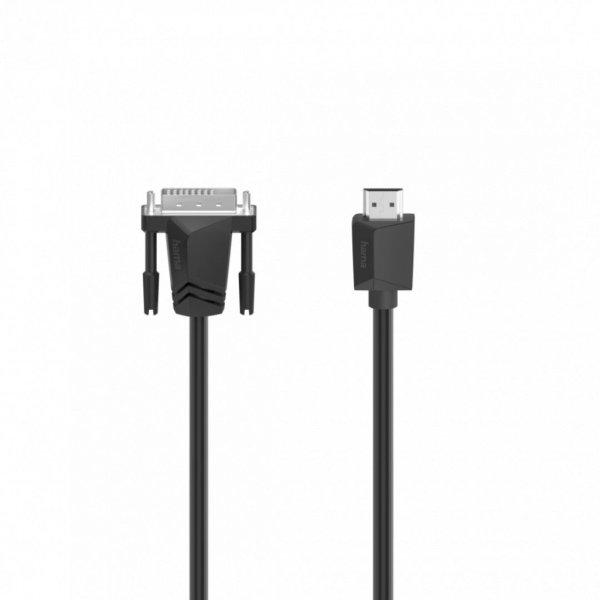 Hama FIC HDMI-DVI-I (Dual-Link) (24+5) Cable 4K 1,5m Black