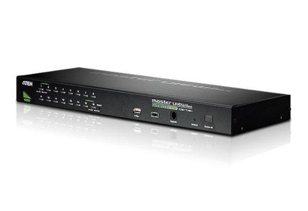 ATEN CS1716A 16-Port PS/2-USB VGA KVM Switch with Daisy-Chain Port and USB
Peripheral Support