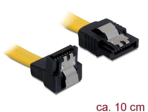 DeLock Cable SATA 6 Gb/s male straight > SATA male downwards angled 10 cm
Yellow metal