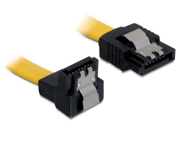 DeLock Cable SATA 6 Gb/s male straight > SATA male downwards angled 20cm
Yellow Metal