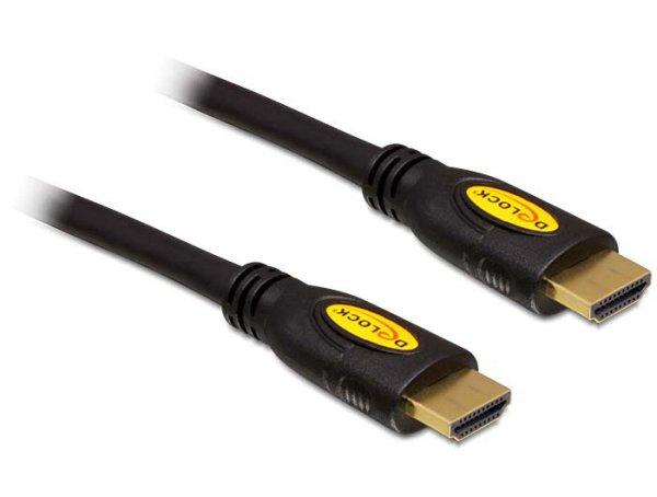 DeLock Cable High Speed HDMI with Ethernet - HDMI-A male > HDMI-A male 4K
0,5m