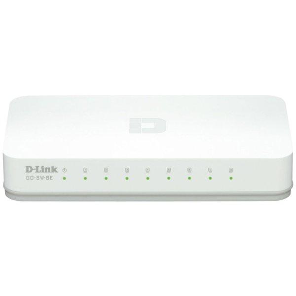 D-Link GO-SW-8E 8-Port Fast Ethernet Easy Desktop Switch