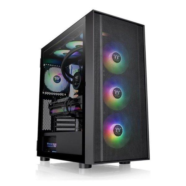 Thermaltake H570 TG ARGB Mid Tower Chassis Tempered Glass Black