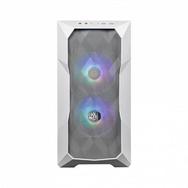 Cooler Master MasterBox TD300 Mesh ARGB Tempered Glass White