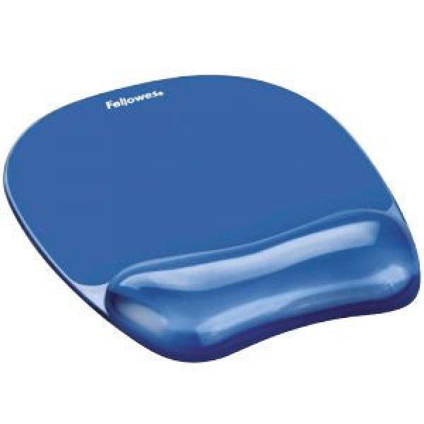 Fellowes Crystal Gel Egérpad Blue