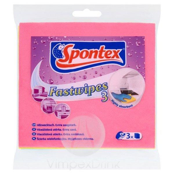 Spontex Fastwipes törlőkendő 3db