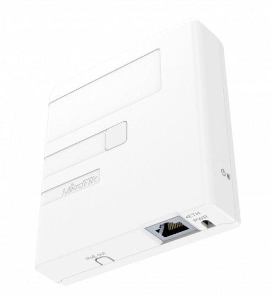 Mikrotik GPEN11 PoE injector that can be mounted on a wall White