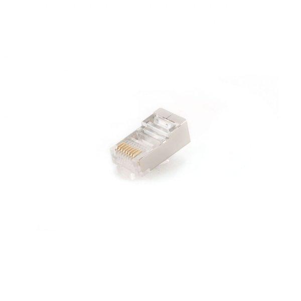 Gembird RJ45/PLUG6SP/10 Shielded Modular plug 8P8C 30u Gold plated 10 pcs per
bag