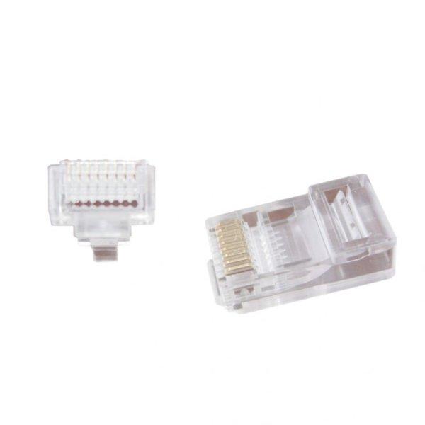 Gembird RJ45/LC-PTU-01/50 Modular plug 8P8C for solid Universal LAN cable UTP 50
pcs per bag