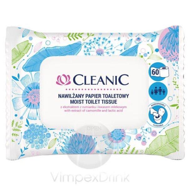 Cleanic Nedves toalettpapír 2 féle 60db