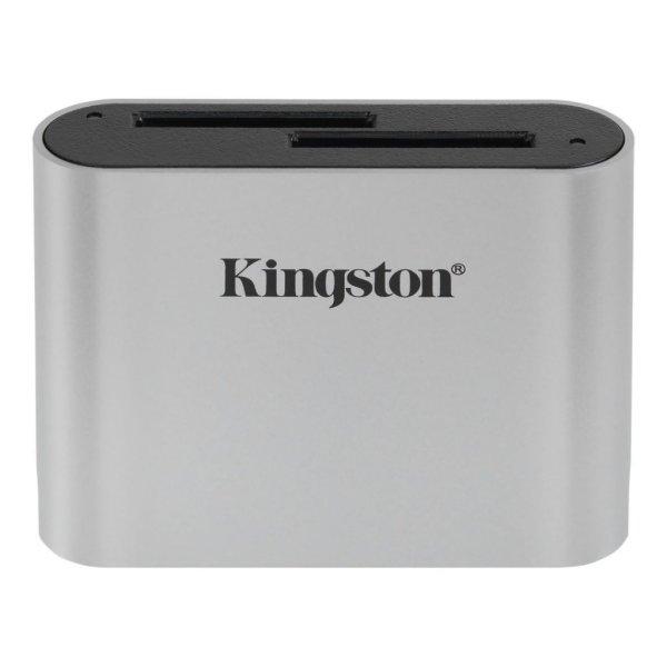 Kingston Workflow SD USB 3.2 UHS-II Card Reader Silver