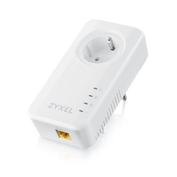 ZyXEL PLA6457 Wave 2 Powerline Pass-thru Gigabit Ethernet Adapter Powerline
Adapter