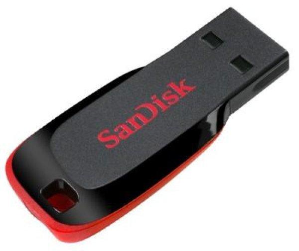 Sandisk 128GB Cruzer Blade USB 2.0 Black/Red