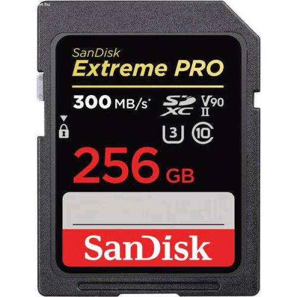 Sandisk 256GB SDXC Extreme Pro Class 10 UHS-II CL10 U3 V90