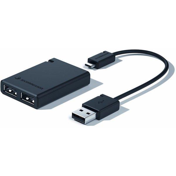 3D Connexion Twin-Port USB Hub Black