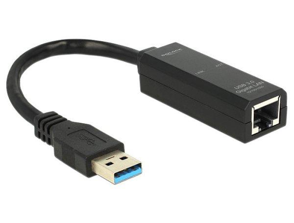 DeLock Adapter USB 3.0 > Gigabit LAN 10/100/1000 Mb/s