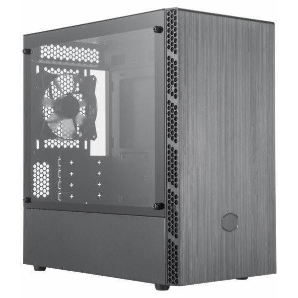 COOLER MASTER Ház Mini ATX MasterBox MB400L Tápegység nélkül, Szürke
Üvegfalú